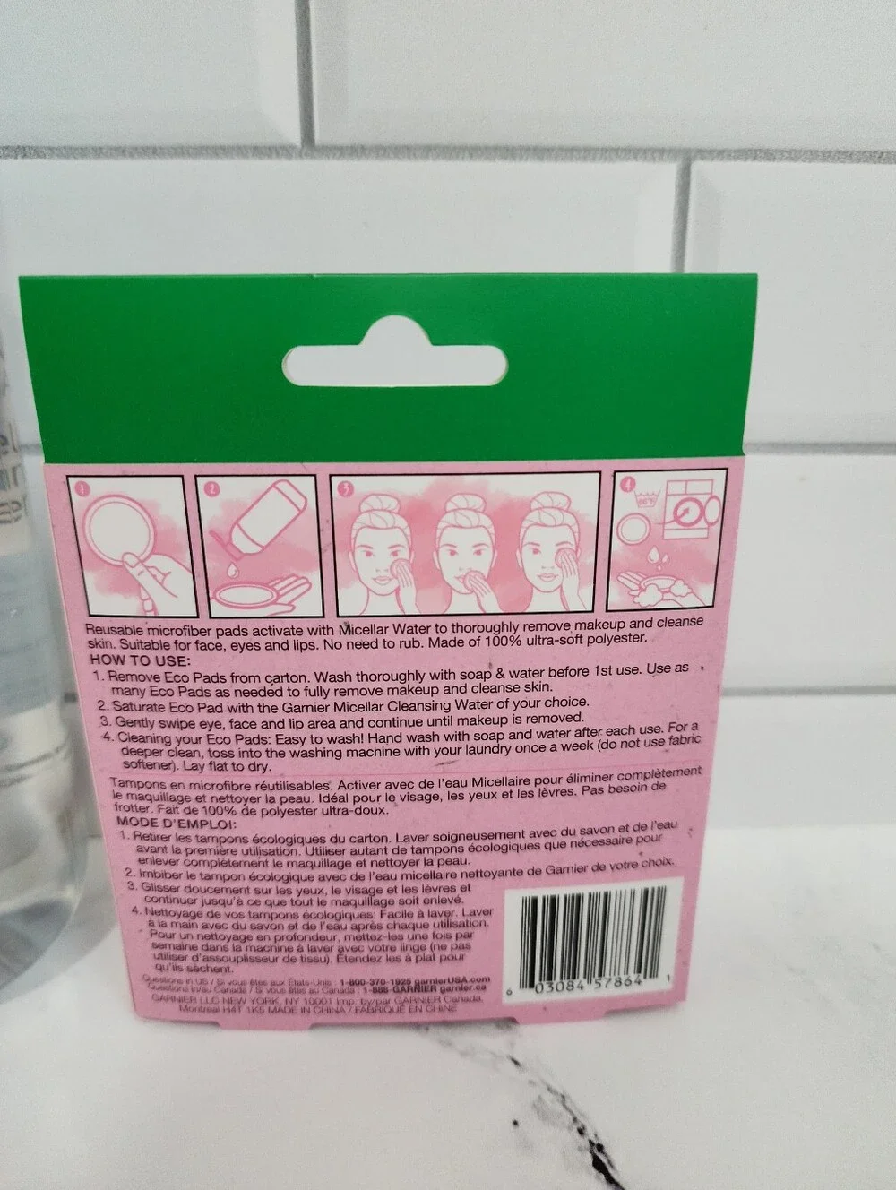 Garnier Micellar Water + Micellar Cleansing Eco Pads